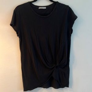 Cute size M Stateside slub t-shirt with side knot detail.